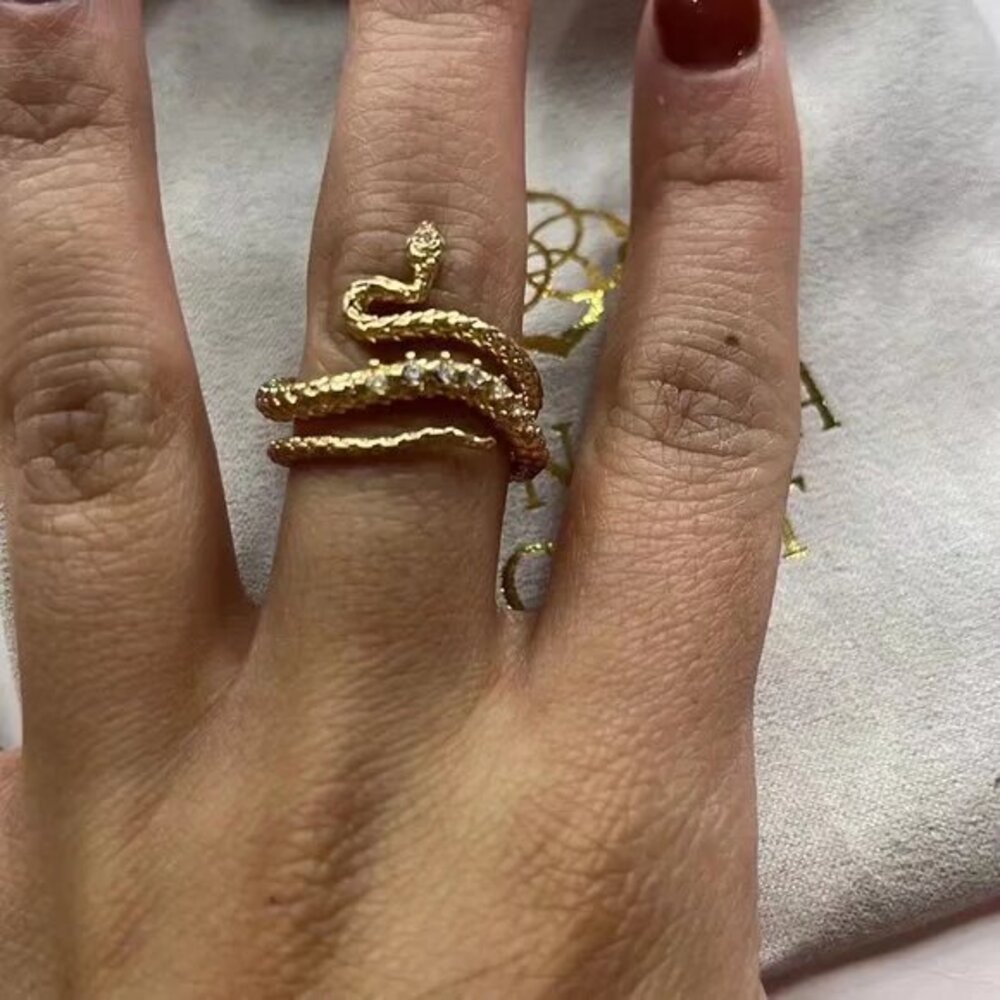 Kendra Scott Gold Snake Wrap Ring